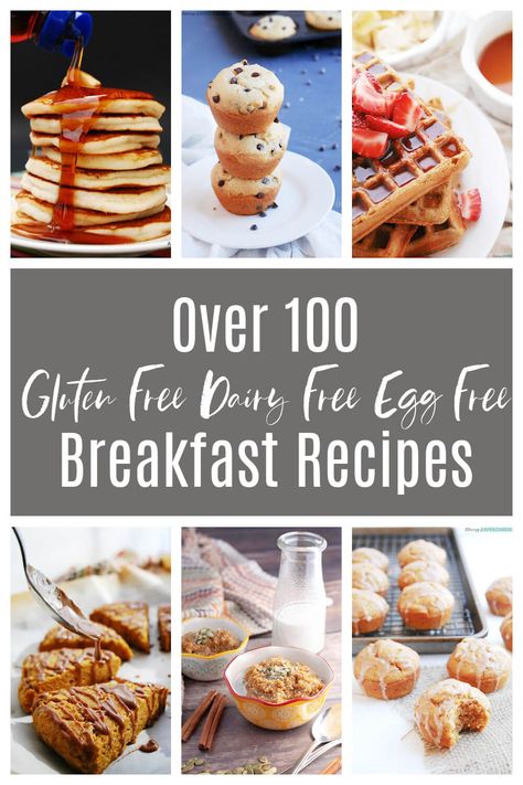 100+ Gluten Free Dairy Free Egg Free Breakfast Ideas | Allergy Awesomeness Dairy Free Egg Free Breakfast, Egg Free Breakfast Ideas, Egg Free Donuts, Allergy Awesomeness, Breakfast Ideas Without Eggs, Gluten Free Dairy Free Breakfast, Dairy Free Breakfast Recipes, Egg Free Breakfast, Gluten Free Wraps