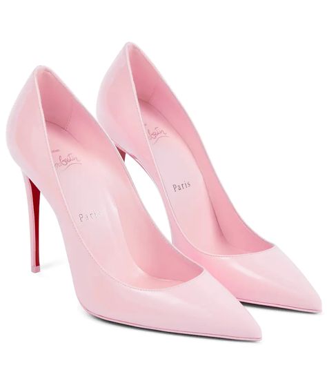 Christian Louboutin Kate 100, Pretty Heels, Christian Louboutin Kate, Dr Shoes, Louboutin Heels, Shoe Inspo, Blair Waldorf, Hot Shoes, Pink Heels