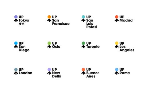 Up Global – Visual Identity System Brand Hierarchy, Sub Branding, Branded House, Iq Logo, Dynamic Identity, Dynamic Branding, Logo System, Logo Family, City Branding