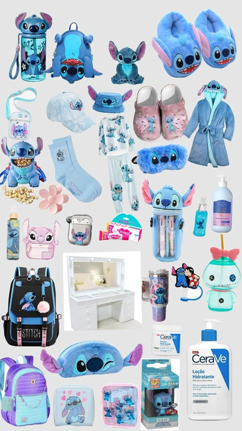 Stitch Cute Aesthetic, Cute Stitch Phone Cases, Cute Stitch Bedroom Ideas, Stitch Gifts Diy, Stitch Disney Stuff, Stitch Room Ideas, Stitch Gifts Disney, Stitch Toys, Lilo And Stitch Toys