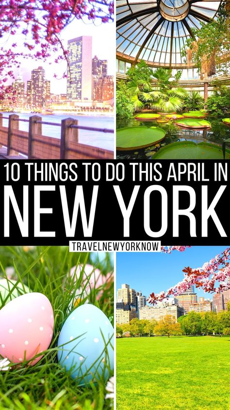 10 Best Things to do in New York in April + Secret Expert Tips New York City Attractions, Nyc Itinerary, Nyc Travel Guide, Aesthetic Nyc, Travel Nyc, Things To Do In Nyc, York Travel, York Aesthetic, Nyc Travel