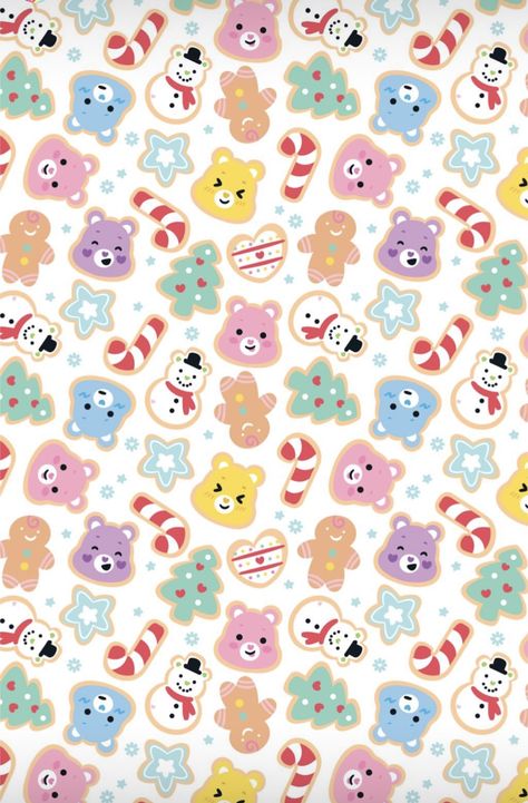 Care Bear Wallpaper, Trucker Of Europe 3, Care Bears Christmas, Wallpaper Love, 동화 삽화, Vintage Flowers Wallpaper, Xmas Wallpaper, Cute Christmas Wallpaper, Christmas Phone Wallpaper