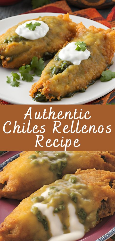 Authentic Chiles Rellenos Recipe | Cheff Recipes Chili Relleno With Meat, How To Make Chili Rellenos Recipe, Meat Stuffed Chile Rellenos, Mexican Chile Relleno, Chili Reano Recipe Chile Relleno, Chili Rellano Recipe Easy, Beef Chili Relleno Recipe, How To Make Chili Rellenos, Fried Chili Relleno Recipe