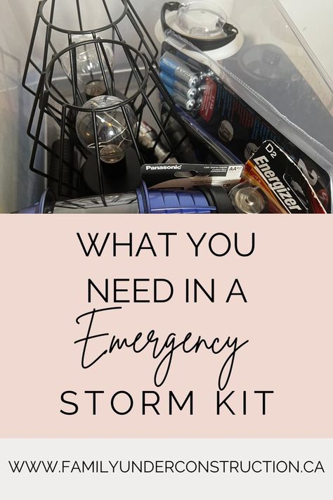 Winter Storm Prep, Winter Emergency Kit, Power Outage Kit, Winter Storm Preparedness, Home Emergency Kit, Storm Preparedness, Winter Blizzard, Storm Cellar, Storm Prep