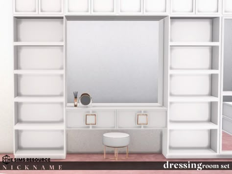 Sims 4 Beauty Room Cc, Sims 4 Cc Bedroom Dresser, Sims 4 Dressing Table Cc, Living Room Clutter Sims 4, Sims 4 Cc Makeup Room, Sims 4 Cc Vanity Set, Sims 4 Clothes Hanger, Functional Skincare Sims 4, Sims 4 Wardrobe Furniture