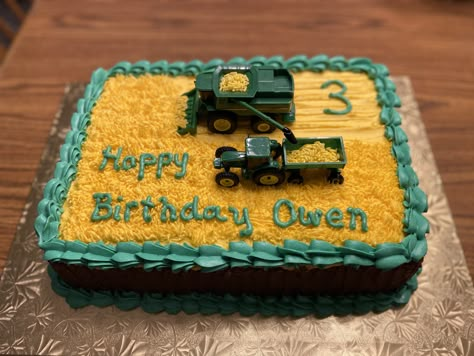 Combine Harvester Birthday Party, Combine Birthday Cake, Farming Birthday Cake, Combine Harvester Cake, Tractor Birthday Cake Ideas, Simple Tractor Cake, Diy Tractor Cake, Tractor Themed Birthday Cake, Harvest Birthday Cake