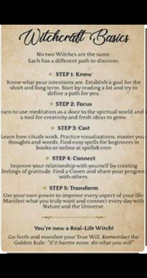 Becoming A Witch, Witchcraft Spells For Beginners, Witch Spells, Spells For Beginners, Easy Spells, Witch Tips, Wiccan Magic, Witchcraft Books, Grimoire Book