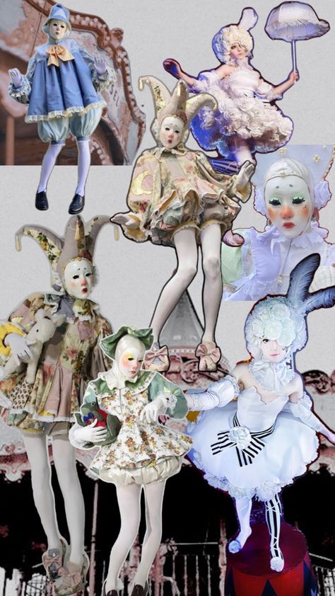 Clowning around-Collage Inspo Circus Core, Pastel Clown, Pastel Circus, Clown Core, Cute Clown, Clowning Around, Writing Characters, Cute Clothes, Cosplay Ideas