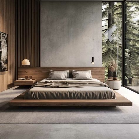 Japandi Bed, Japandi Bedroom, Minimalist Bedroom Decor, Tranquil Bedroom, Modern Minimalist Bedroom, Sophisticated Bedroom, Zen Bedroom, Minimalist Bedroom Design, Minimalist Interior Design