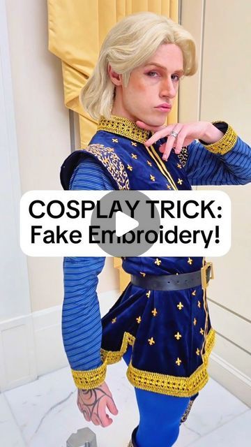 Cosplay Diy Tutorial, Cosplay Character Ideas, Cosplay Tips And Tricks, Cosplay Accessories Diy, Calcifer Cosplay, Cool Cosplay Ideas, Cool Cosplays, Cosplay Embroidery, Closet Cosplay Ideas