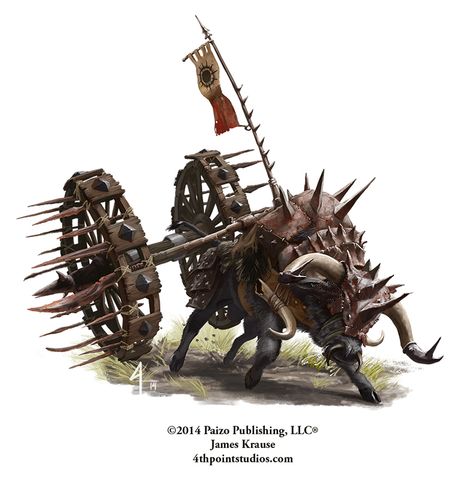 Siege Engine, Fantasy Props, Fantasy Races, Dungeons And Dragons Homebrew, Fantasy Monster, Creature Concept Art, Warhammer Fantasy, Fantasy Warrior, Fantasy Rpg