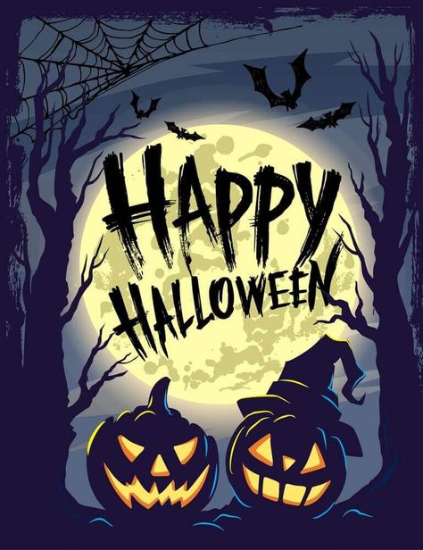 Happy Halloween Pictures Halloween Imagem, Backgrounds Halloween, Wallpapers Halloween, Happy Halloween Quotes, Halloween Scenes, Chemistry Cat, Halloween Aesthetics, Halloween Collage, Imprimibles Halloween