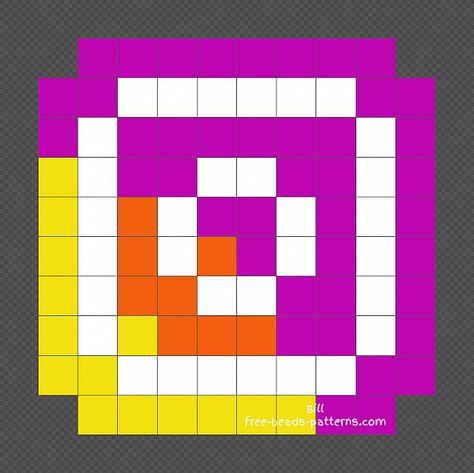 Instagram logo free pixel art perler beads design 10x10 Pixel Art Instagram, Grille Pixel Art, Pixel Art Logo, Pixel Logo, Image Pixel Art, Pixel Art Minecraft, Modele Pixel Art, Easy Perler Bead Patterns, Pixel Art Background