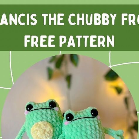 Chubby Frog Crochet Pattern, Summer Crochet Patterns Free Amigurumi, Market Patterns, Summer Crochet Patterns Free, Small Market, Frog Crochet, Small Frog, Crochet Market, Crochet Eyes