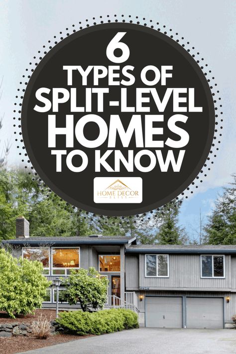 6 Types Of Split-Level Homes To Know Split Foyer Remodel Exterior, Tri Level Remodel, Split Level House Remodels, Split Level Homes, Split Level House Design, Split Foyer Remodel, Split Level Home Designs, Split Level House Exterior, Split Level Entry