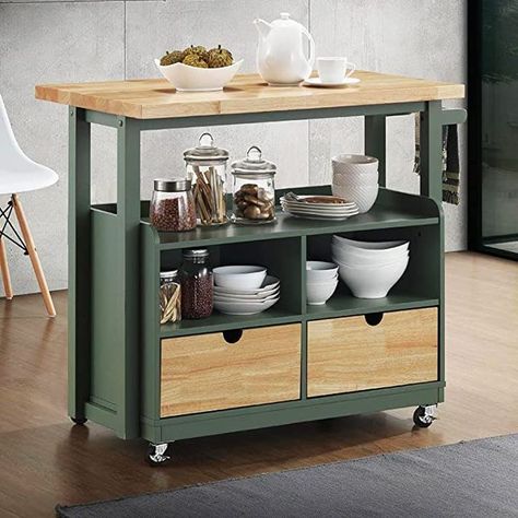 Kitchen Carts On Wheels, Portable Kitchen Island, Kitchen Island Trolley, Rolling Kitchen Cart, Island Cart, Rolling Kitchen Island, Kitchen Island Table, Portable Kitchen, Kitchen Island Cart