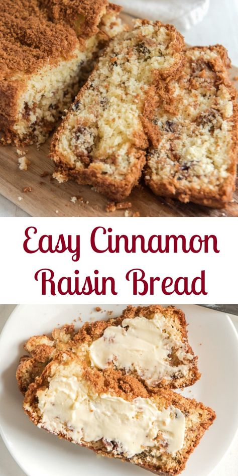 Raisin Nut Bread Recipe, Cinnamon Rasin Bread, Banana Raisin Bread, Christmas Loaf, Raisin Bread Recipe, Cinnamon Raisin Bread Recipe, Snack Bread, Cinnamon Bread Recipe, Raisin Recipes