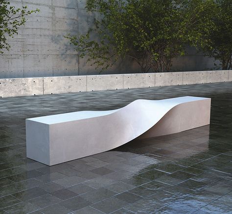 Swirling Bench Form Study, Concrete Bench, Reception Tables, Public Seating, Concrete Furniture, Artwork Ideas, Parametric Design, Urban Furniture, Bench Designs