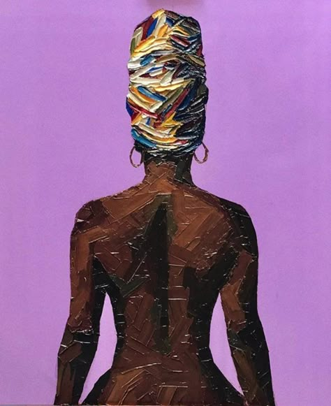 Elena Gual, Woman's Back, Unapologetically Black, Afrique Art, Afrikaanse Kunst, Black Art Painting, Afrocentric Art, Black Artwork, Black Art Pictures