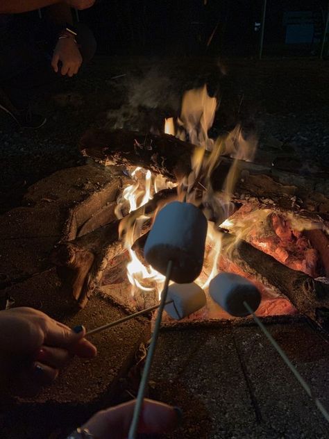 Cabin Retreat Activities, Cabin Trip Ideas Friends, S’mores Campfire Aesthetic, Cabin Birthday Aesthetic, Cabin Birthday Party Ideas, Marshmallows Aesthetic, Summer Cabin Trip, Cabin Trip Aesthetic, Fire Marshmallows