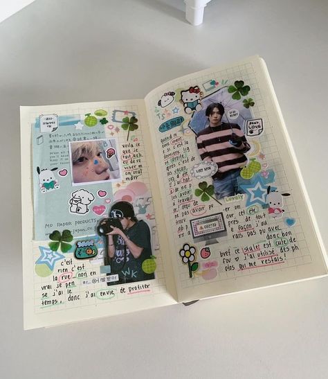 kpop journal • Instagram Journal Without Pictures, Kpop Journal Cover, Kpop Collage Journal, Journal Cover Decoration, K Pop Journal Ideas, Binder Decoration Ideas, Journal Book Cover Design, Kpop Journal Aesthetic, Seventeen Journal