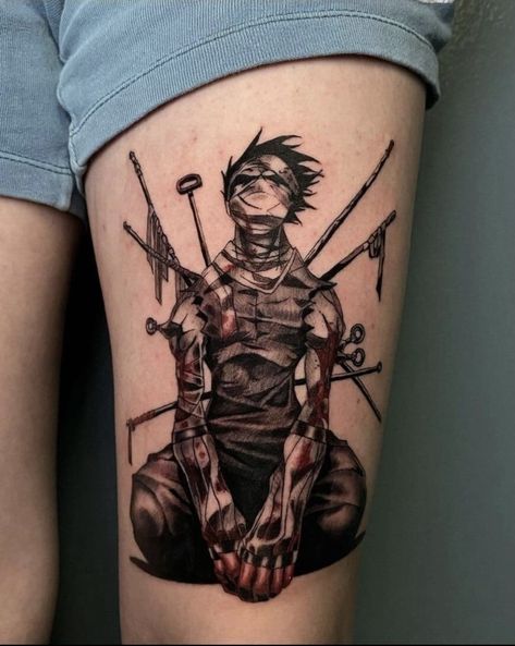 Tato Naruto, Dbz Tattoo, Pineapple Tattoo, One Piece Tattoos, Wicked Tattoos, Naruto Tattoo, Half Sleeve Tattoos For Guys, Leg Sleeve Tattoo, Tattoo Style Drawings