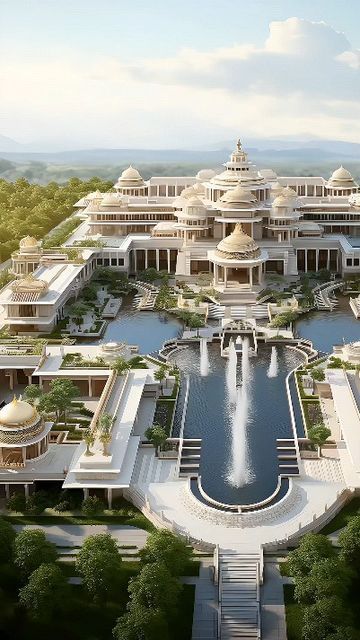 4k video on Instagram: "With your current ability, it will be no problem to buy this luxury house within five years! #luxury styleArchitecturalDesign #luxuryhouseceiling #wow #amazing #reelsinstagram #reelkarofeelkaro #tranding" Big Mansions Luxury Castles, Futuristic Mansion, Asura's Wrath, Castle House Design, Big Mansions, Dreamscape Architecture, Luxury Exterior, Luxury Houses Mansions, Jeezy