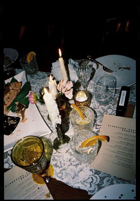 A Table, Candles, Photography