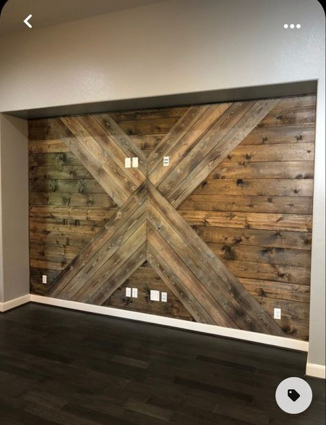 Country Style Accent Wall, Accent Wall With Wood Design Diy, Rustic Wood Walls Living Room, Burnt Pallet Wood Wall, Using Barnwood On Walls, Rustic Wall Treatments, Barnboard Accent Wall, Barn Wood Wall Living Room, Decorative Wood Walls