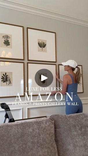 Kinsey Walsh Blog Square Frame Gallery Wall, Gallery Wall Sizes, Luxe For Less, Frame Prints, Photo Wall Gallery, Gallery Wall Frames, Wall Frame, Wall Gallery, Wall Spaces