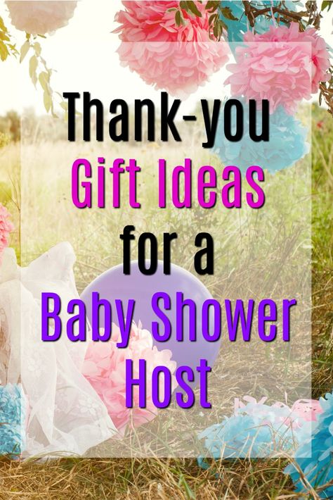 Shower Hostess Gift Ideas, Baby Shower Host Gift, Inexpensive Hostess Gifts, Gifts For Hostess, Host Ideas, Baby Shower Hostess Gifts, Thank You Baskets, Baby Shower Planner, Shower Hostess Gifts