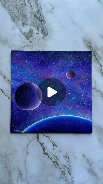 Galaxy Painting For Kids, Galaxy Painting Easy, Space Acrylic Painting, Galaxy Art Painting, Galaxy Painting Acrylic, Nebula Painting, Art Galaxie, Galaxy Drawings, Acrylic Drawing