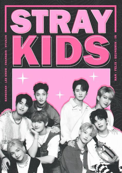 Straykids Poster, Y2k Posters, Pop Posters, Y2k Wallpaper, Poster Room, Pink Posters, Kpop Posters, Cute Poster, Kids Poster