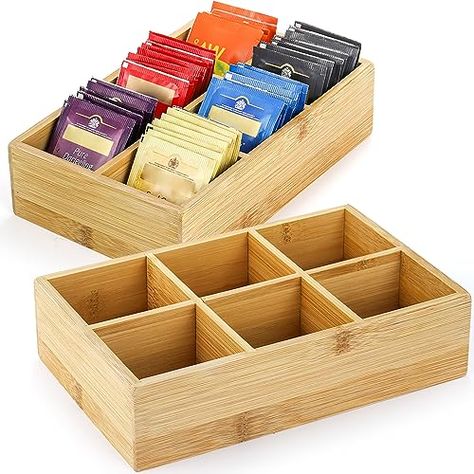 Tee Organisation, Tea Balls, Tea Organization, Tea Bag Organizer, Tea Chest, Coffee Pod Holder, Honey Sticks, Bamboo Tea, Bamboo Material