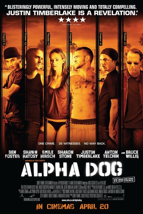 'Alpha Dog' (2006) Shawn Hatosy, Office Movie, Alpha Dog, Movie Nerd, Dog Movies, Event Experience, Dog Poster, Rap Songs, Kill Bill