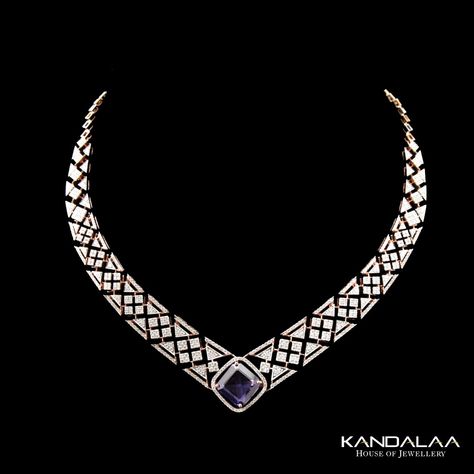 Innovative Jewellery, Akshaya Tritiya, Heavy Necklace, Diamond Pendants Designs, Types Of Jewelry, Diamond Jewelry Designs, Diamond Pendants, Diamond Necklaces, Delicate Chain