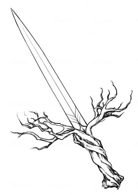 Dagger Drawing, Fantasy Dagger, Fantasy Blade, Small Dragon Tattoos, Types Of Swords, Props Art, Fantasy Props, Tattoo Style Drawings, Magic Items