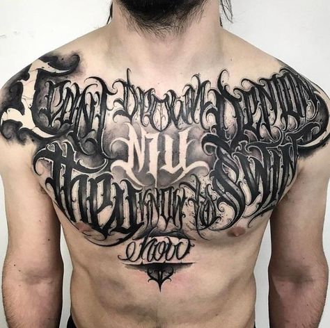 Chest Tattoo Fonts, Tattoo Alphabet, Tattoo Homme, Tattoo Lettering Alphabet, Lettering Tattoos, Tattoo Lettering Design, Chicano Lettering, Tattoo Lettering Styles, Graffiti Lettering Fonts