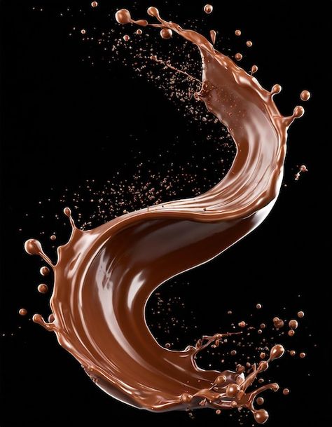 Chocolate Splash Png, Chocolate Splash, Chocolate Png, Liquid Splash, Video Mockup, Food Poster Design, Food Ads, Photography Board, 3d Stickers