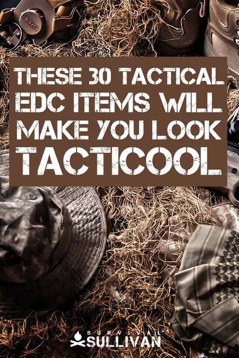 These tactical military-inspired EDC items will help you survive critical situations and emergencies. Check out our full list. #tactical #edc #items Bug Out Bag Essentials, Urban Survival Kit, Survival Skills Emergency Preparedness, Camping Gear Survival, Shtf Preparedness, Shtf Survival, Tactical Life, Survival Books, Survival Life Hacks