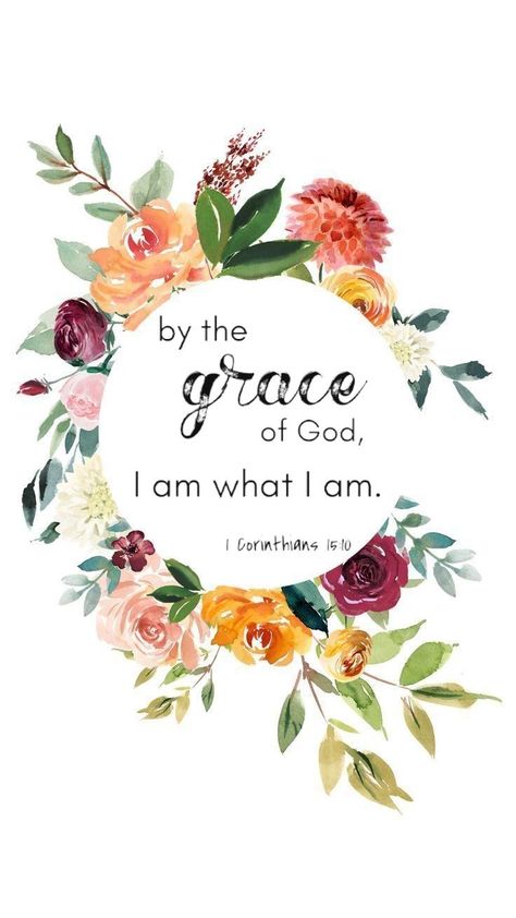 By the grace of God, I am what I am Iphone Wallpaper Quotes Bible, Verses Wallpaper, Ayat Alkitab, Pola Sulam, Wallpaper Iphone Quotes, 수채화 그림, Quotes Bible, Trendy Quotes, Bible Verse Wallpaper