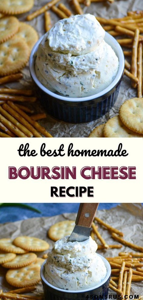 Boursin Copycat Recipe, Keto Recipes Using Boursin Cheese, Boursin Cheese Copycat Recipe, Copycat Boursin Cheese, Keto No Cheese Recipes, How To Make Boursin Cheese, Bourisan Cheese Recipe, Cheese Spreads Recipes, Bursin Cheese