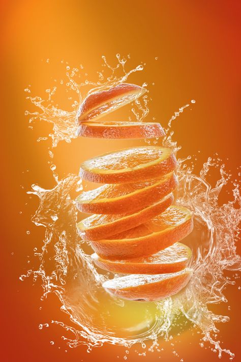 Orange Images, Orange Photography, Fruit Splash, Advertising Graphics, Orange Water, Fruit Packaging, Honeymoon Photos, Photoshop Tutorial Photo Editing, Fruit Wallpaper