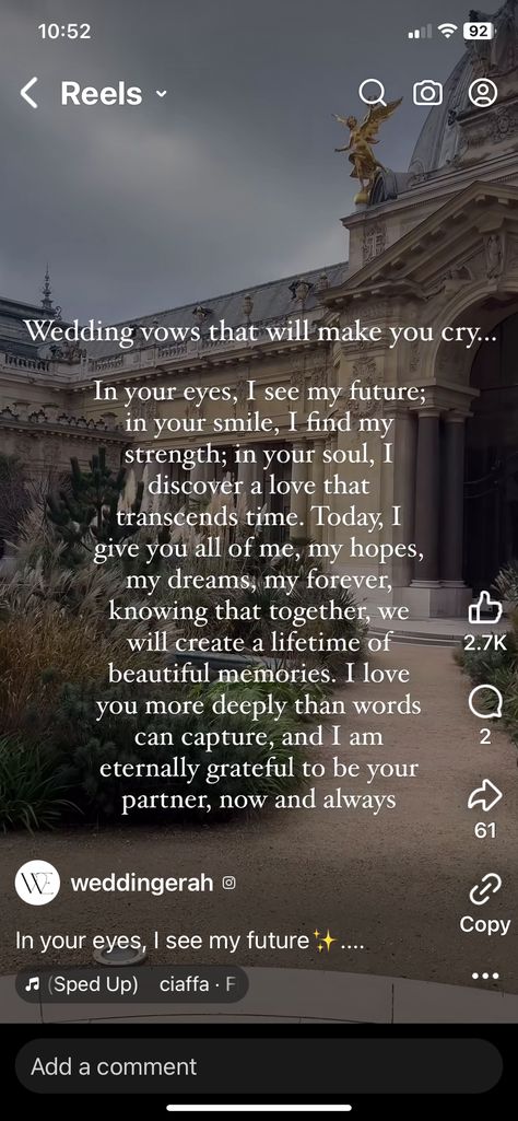 Officiant Proposal Ideas, Vows Examples, Wedding Vows Quotes, August Ideas, Vows Quotes, Wedding Vows Examples, Vow Ideas, Ceremony Script, Wedding Remembrance