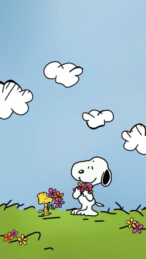 May Snoopy Wallpaper, Snoopy And Woodstock Painting, Snoopy Summer Wallpaper Iphone, Snoopy Senior Parking Spot, Snoopy Peanuts Wallpaper, Snoopy Wallpaper Spring, Matching Snoopy Wallpaper, Summer Snoopy Wallpaper, Snoopy Scene