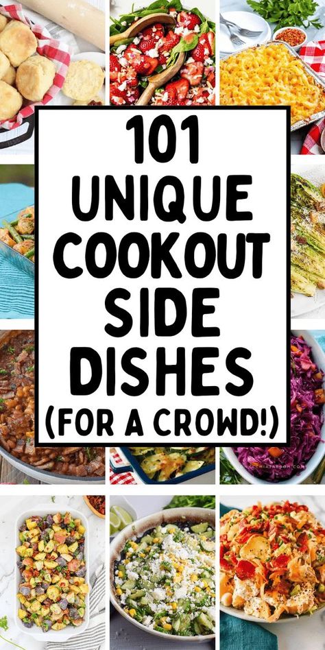 Best cookout side dishes for summer BBQ! These easy side dishes for bbq chicken, ribs, brisket, pork, and steak are easy summer side dish recipes. Cheap easy side dishes for cookout are simple cookout side dishes for a crowd easy, bbq cookout food side dishes, cookout food ideas side dishes, summer barbecue side dishes easy, memorial day cookout side dishes, summer cookout side dishes comfort foods, easy cookout food side dishes, sides for grilling burgers, cookout side dishes family ... Best Bbq Sides For A Crowd, Barbecue Sides For A Crowd, Barbecue Sides Dishes, Memorial Day Bbq Side Dishes, Cookout Sides For A Crowd, Memorial Day Cookout Ideas, Easy Side Dishes For Cookout, Barbque Food Sides, Dishes For Cookout