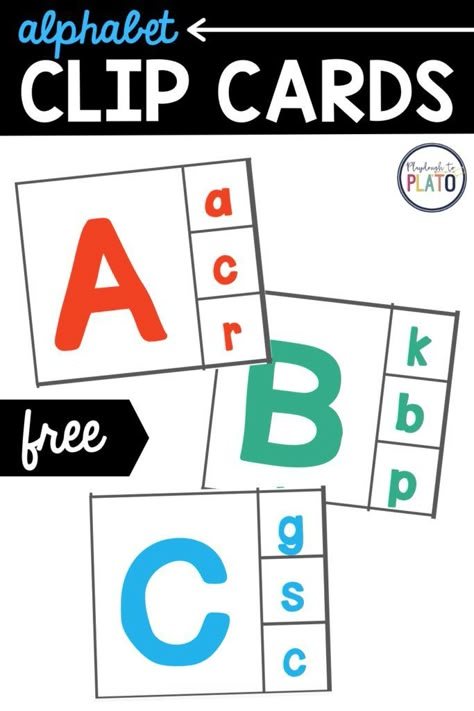 Phonics Activities Worksheets, Kindergarten Prep Activities, Abc Games For Kids, Alphabet Clip Cards, Easy Learning Activities, Building Sentences, Kindergarten Literacy Centers, Numeracy Activities, Playdough To Plato