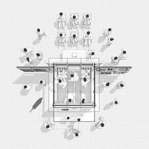 Modular Architecture Concept, Pop Furniture, Module Architecture, Arch Illustration, Mobile Architecture, Conceptual Image, Infinity Castle, Temporary Architecture, Steel Architecture