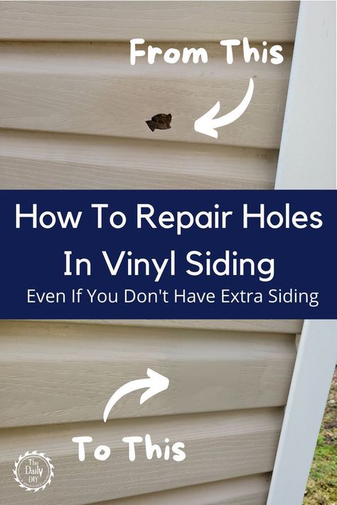 Vinyl Siding Repair, Siding Repair, Metal Mosaic, Vinyl Repair, House Repair, Home Fix, Diy Vinyl, Gas Range, Diy Home Repair