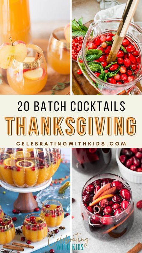 Get ready to give thanks and clink glasses! Our batch cocktail for Thanksgiving recipes are perfect for your feast. Mix, pour, and celebrate! Virgin Thanksgiving Cocktails, Thanking Cocktail, Thanksgiving Punch Vodka Cocktail, Thanksgiving Cocktails And Mocktails, Thanksgiving Boozy Drinks, Simple Thanksgiving Drinks Alcohol, Thanksgiving Recipes Cocktails, Simple Thanksgiving Cocktail Recipes, Cute Thanksgiving Cocktails